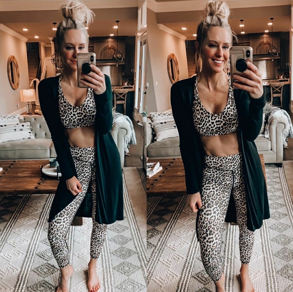 Zyia Active Leopard Brilliant Mesh Bra